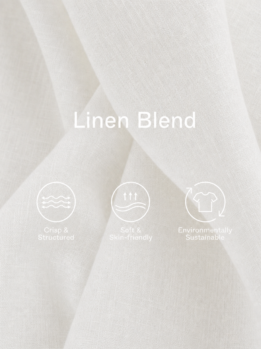 סט חולצה ומכנסיים קצרים לנשים עם צווארון עומד, עשוי כותנה פשתן מינימליסטי MDZ0592F0WY